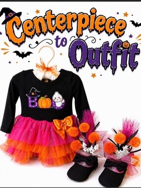 Boo To You, Centerpiece Dress For Baby Shower, Little Girls Birthday